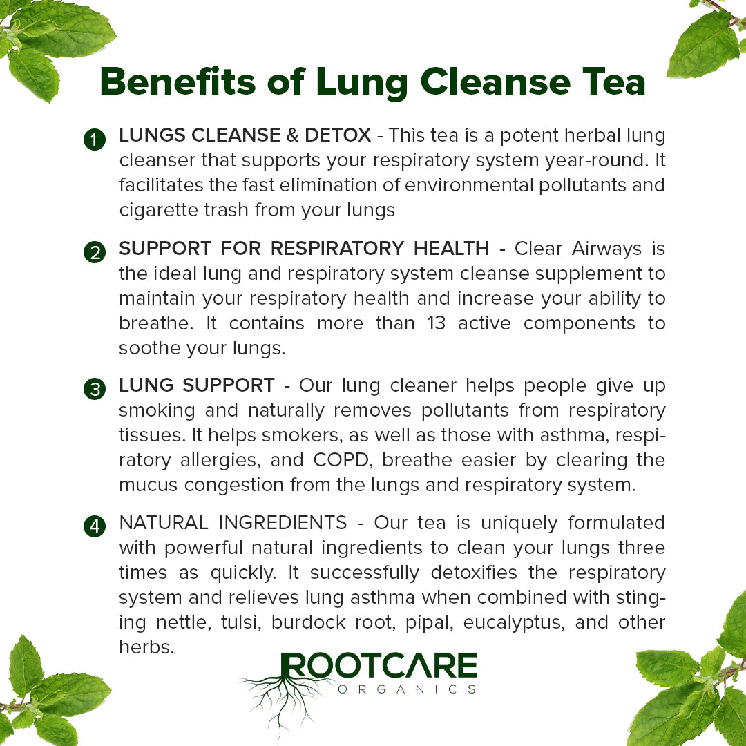 Lung Cleanse Tea – Root Care Organic